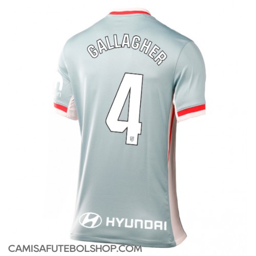 Camisa de time de futebol Atletico Madrid Conor Gallagher #4 Replicas 2º Equipamento Feminina 2024-25 Manga Curta